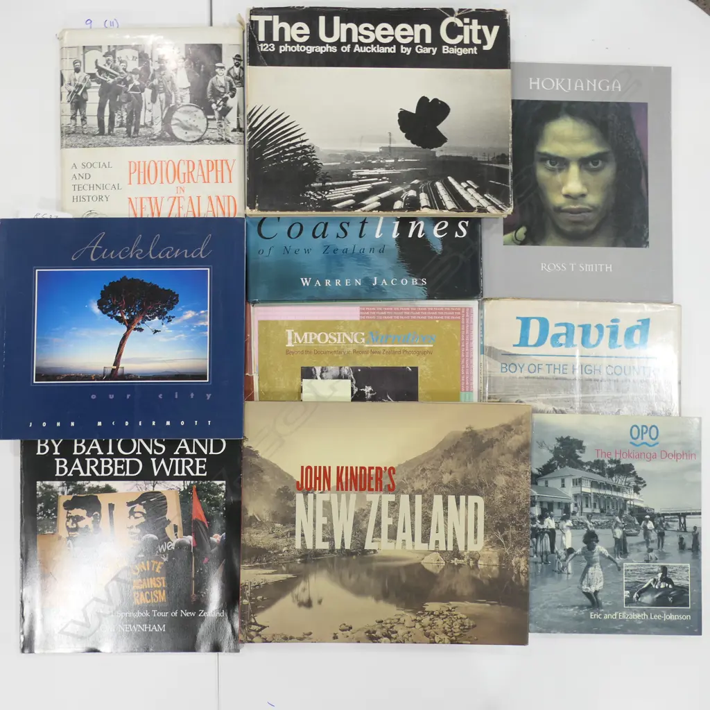 ELEVEN NZ PHOTOGRAPHY BOOKS: HISTORICAL + 'DAVID Image 1++